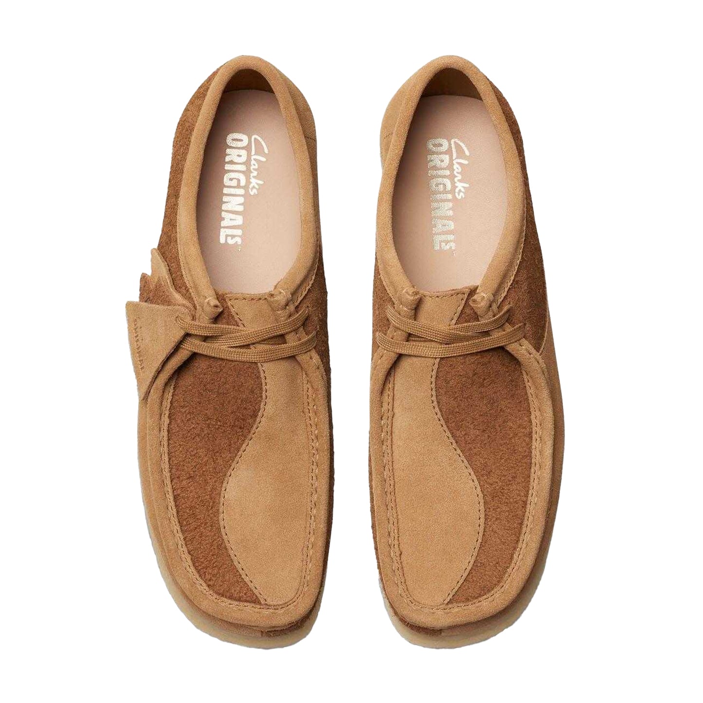 Tan - Lifestyle - Clarks Originals Mens Wallabee Suede Boat Shoes