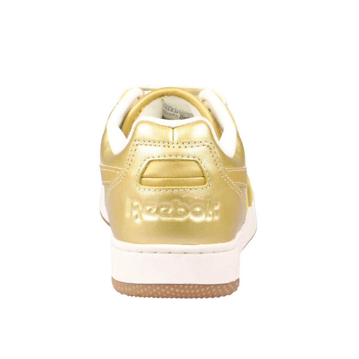 Gold - Back - Reebok Unisex Adult BB 4000 II Metallic Leather Trainers