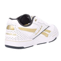 White-Gold - Side - Reebok Unisex Adult BB 4000 II Leather Trainers