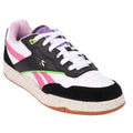 Black-Pink - Front - Reebok Unisex Adult BB 4000 II Leather Trainers
