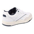 White-Navy - Side - Reebok Unisex Adult BB 4000 II Leather Trainers