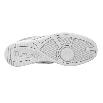 Silver - Pack Shot - Reebok Unisex Adult BB 4000 II Metallic Leather Trainers