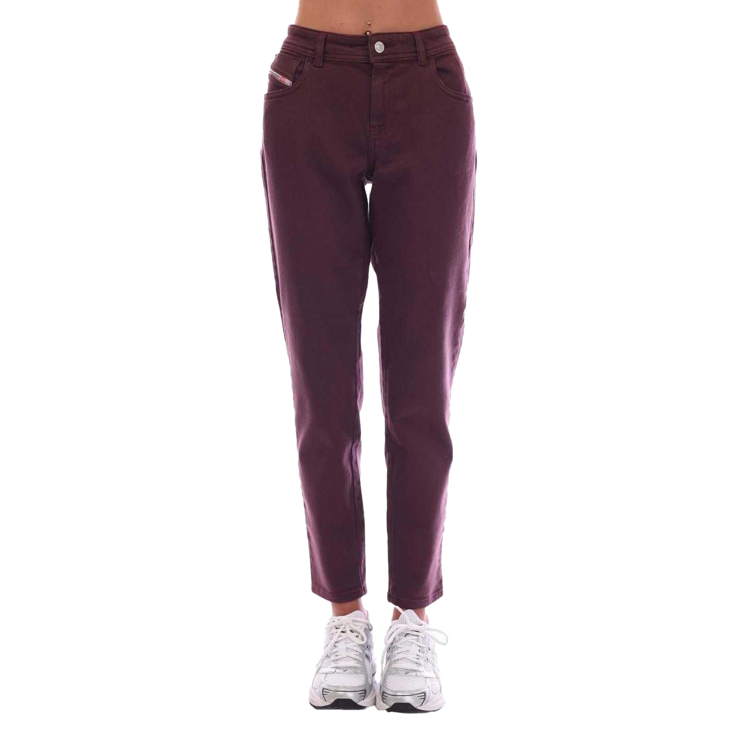Red - Front - Diesel Womens-Ladies 2017 Slandy Super Skinny Jeans