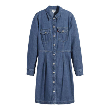 Denim - Front - Levis Womens-Ladies Ellie Denim Dress
