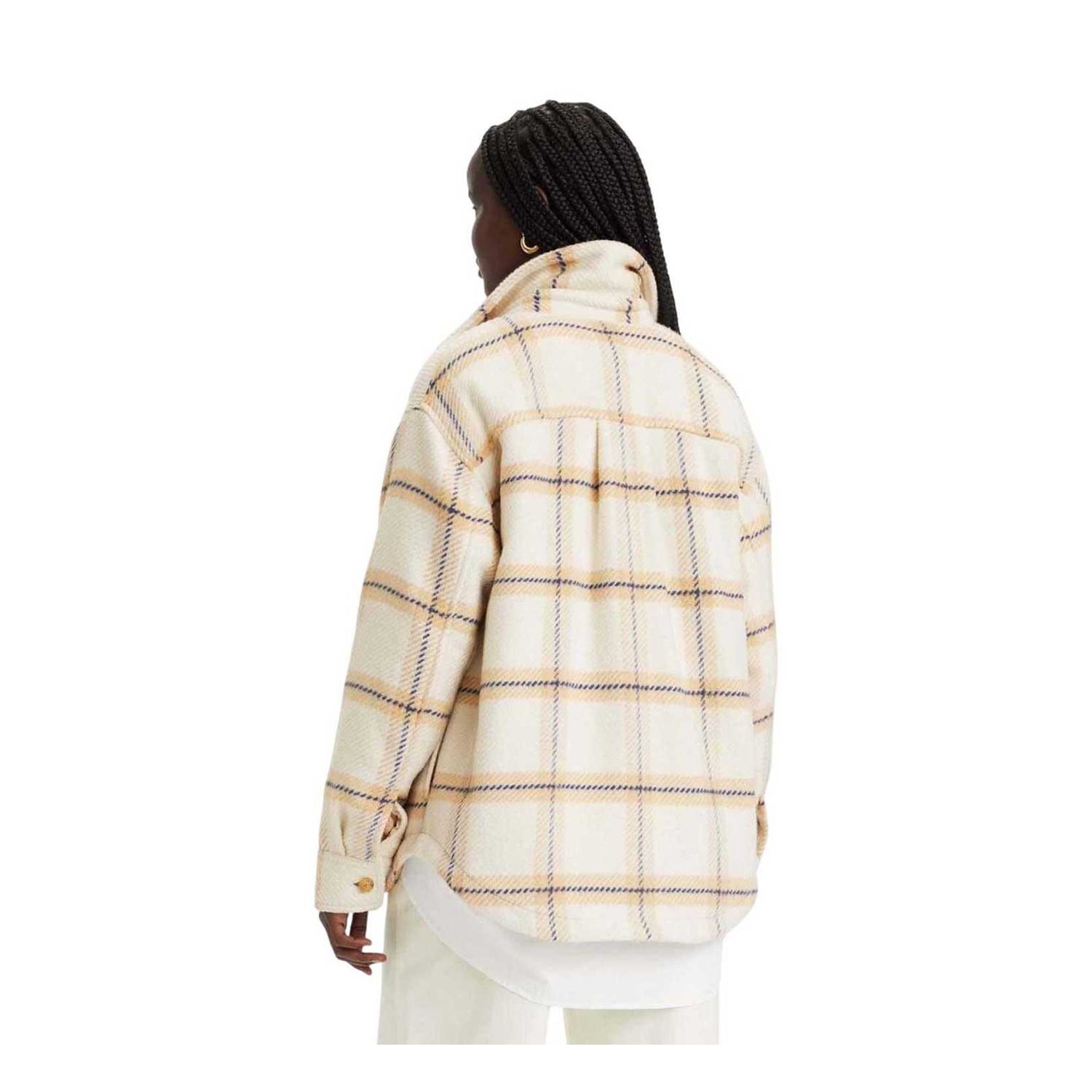 Beige - Back - Levis Womens-Ladies Nola Jacket