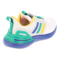 White-Green-Blue-Yellow - Back - Adidas Childrens-Kids Rapida Sport Trainers