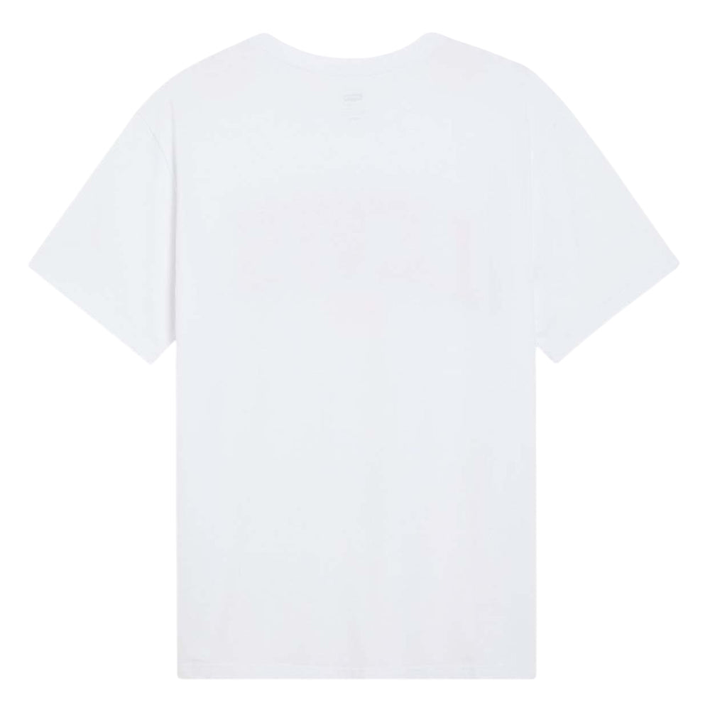 White - Back - Levis Mens Baby Tab Relaxed Fit T-Shirt