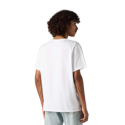 White - Close up - Levis Mens Baby Tab Relaxed Fit T-Shirt