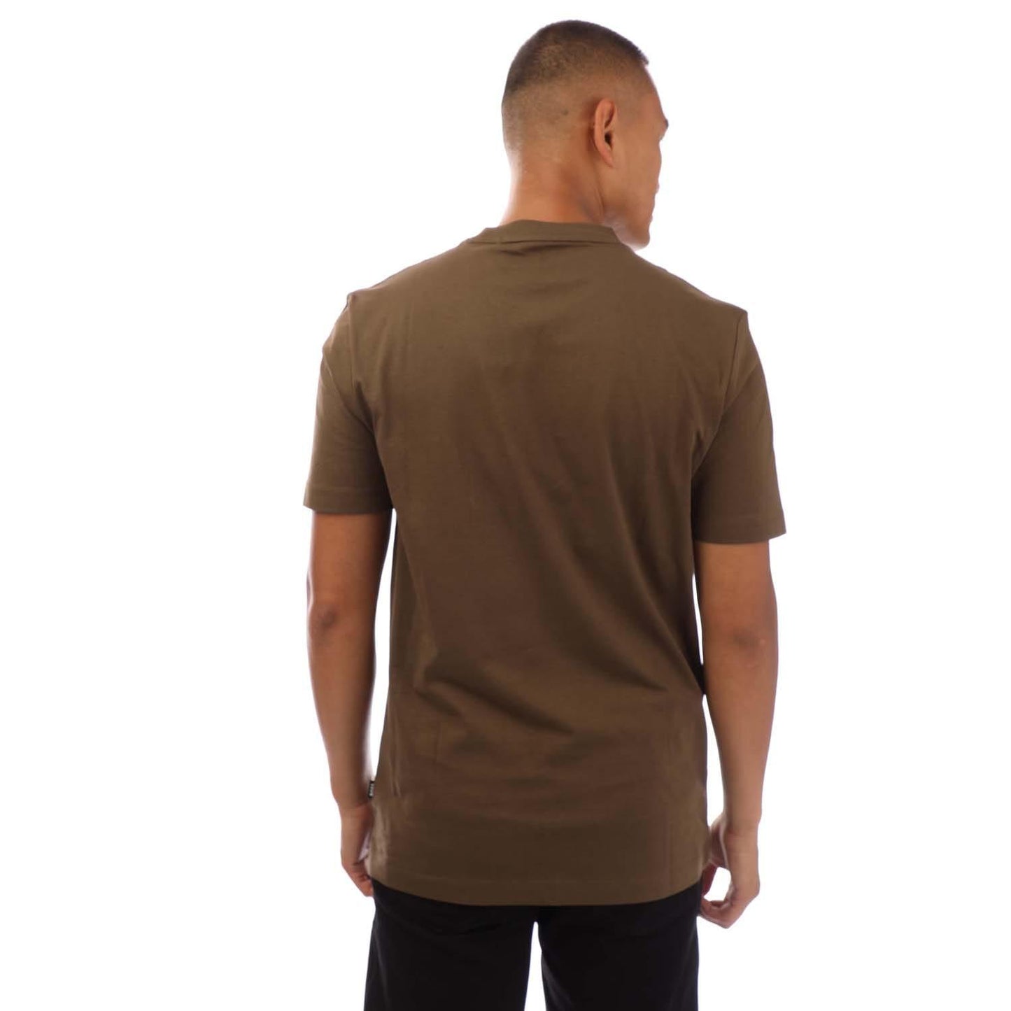 Green - Back - Boss Mens Tiburt 42 T-Shirt