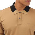 Beige - Side - Boss Mens Phillipson 116 Polo Shirt