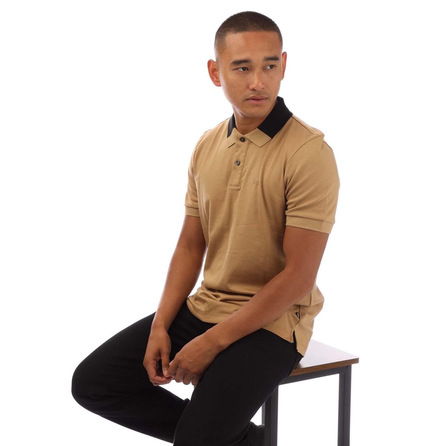 Beige - Lifestyle - Boss Mens Phillipson 116 Polo Shirt