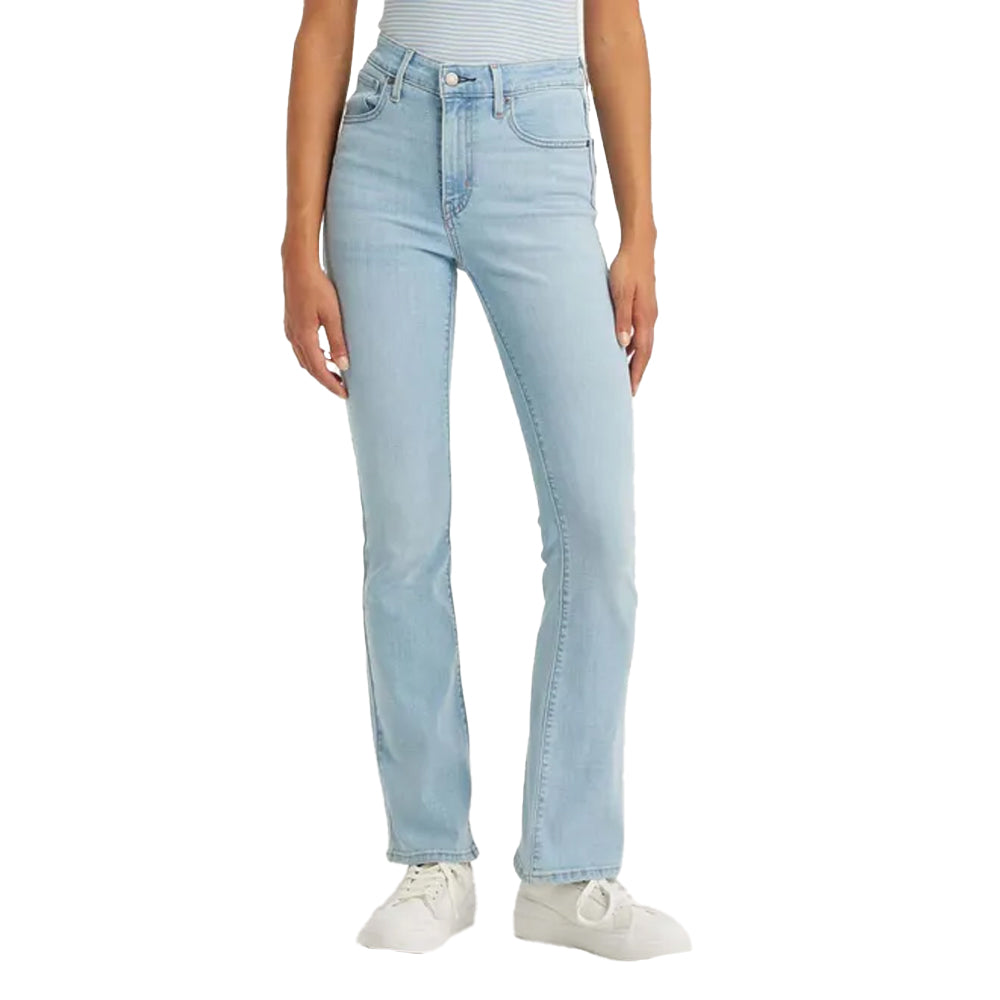 Light Blue - Front - Levis Womens-Ladies 725 Heritage Bootcut Jeans