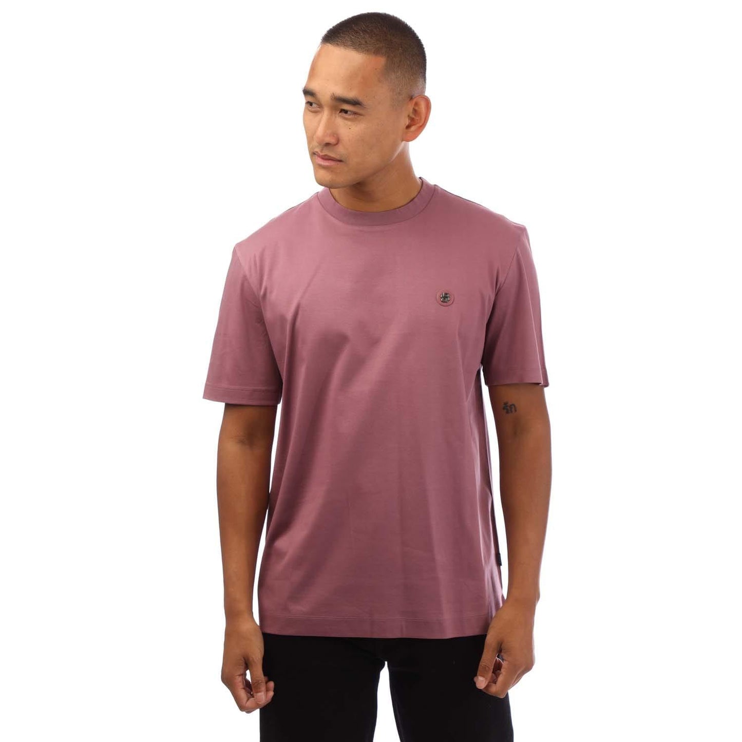 Purple - Front - Boss Mens C-Taut 01 T-Shirt
