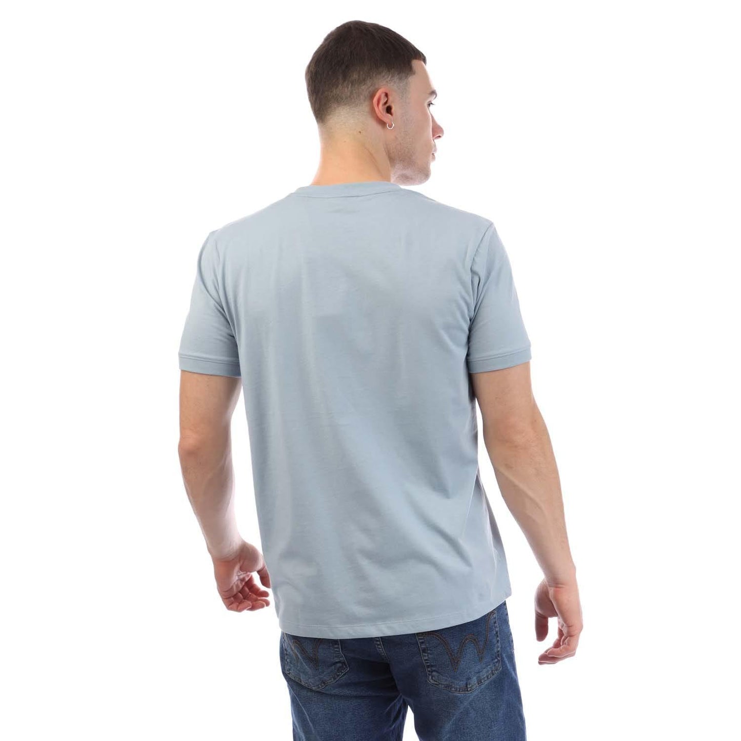 Blue - Side - Hugo Mens Diragolino212 T-Shirt