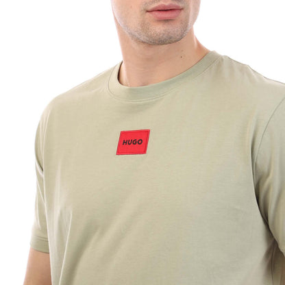 Green - Back - Hugo Mens Diragolino212 T-Shirt