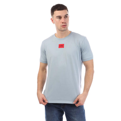 Blue - Front - Hugo Mens Diragolino212 T-Shirt