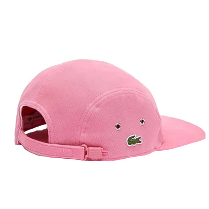 Pink - Back - Lacoste Jockey Pique Cap