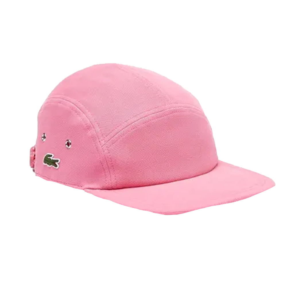 Pink - Side - Lacoste Jockey Pique Cap