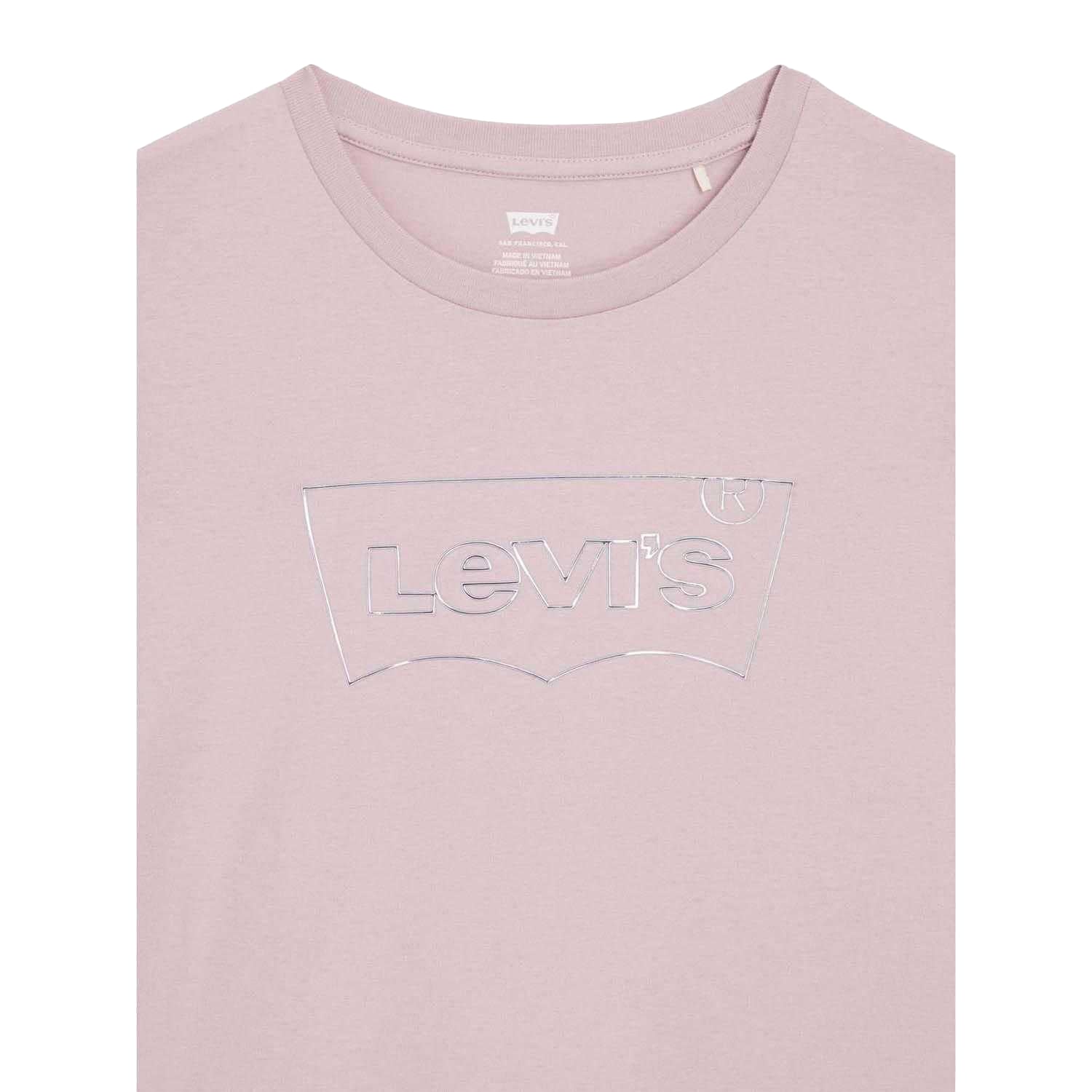 Lilac - Pack Shot - Levis Womens-Ladies The Perfect T-Shirt
