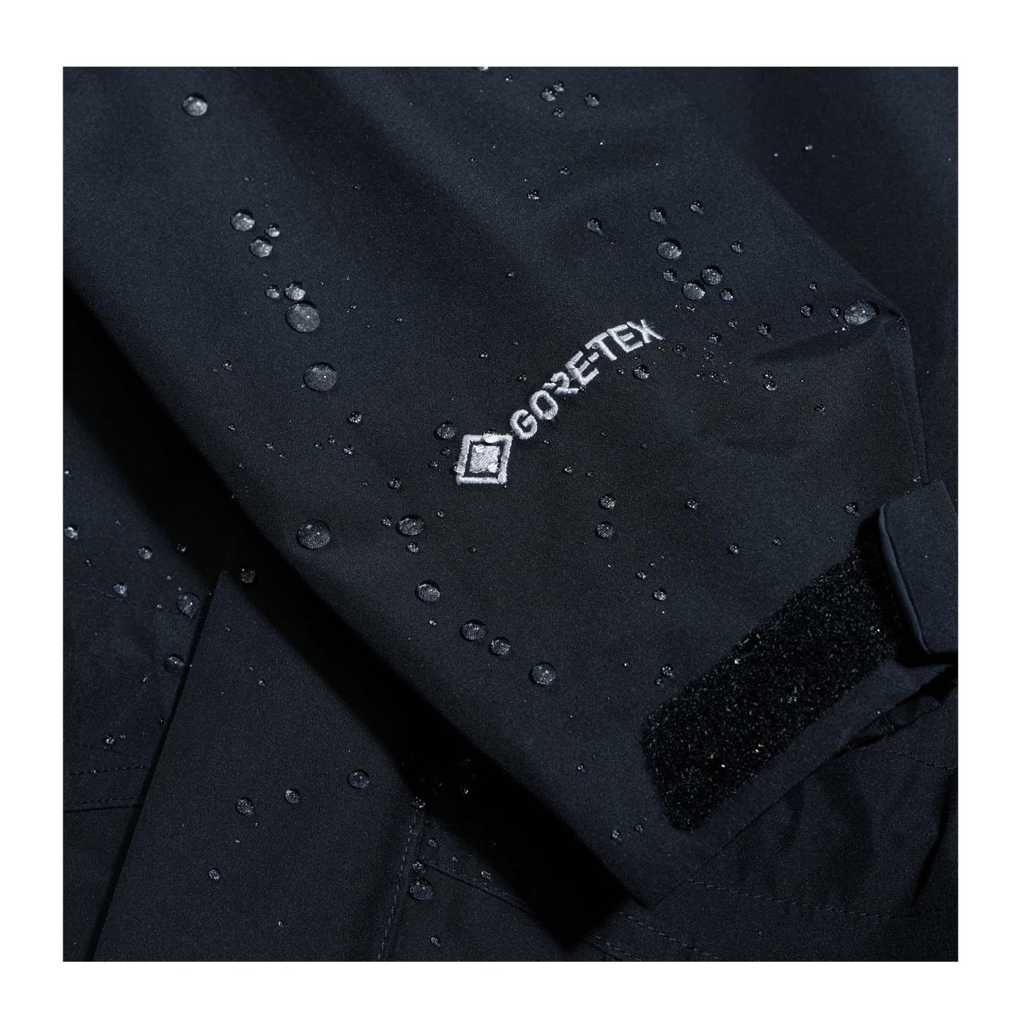 Black - Close up - Berghaus Mens Cornice 3 InterActive Waterproof Jacket