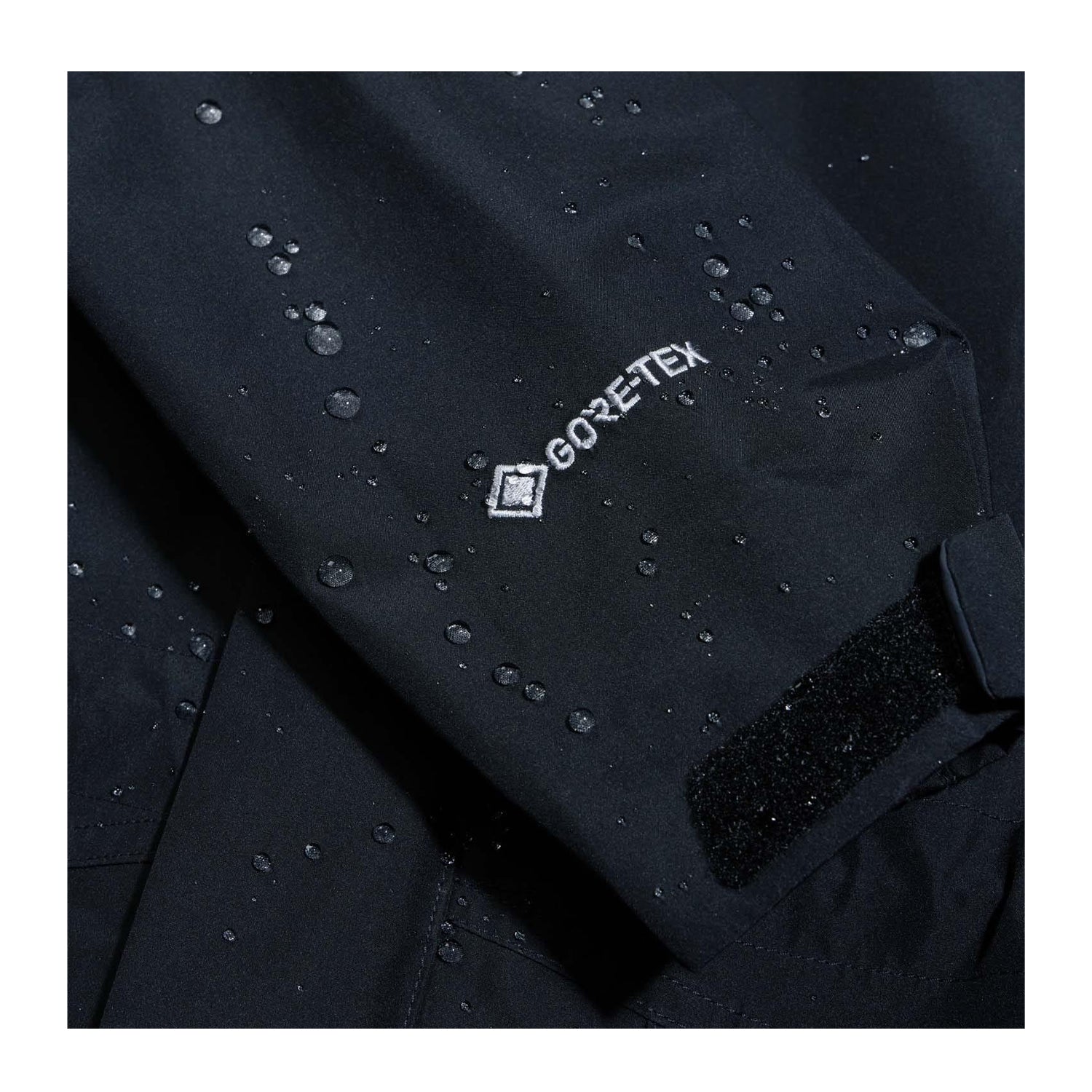 Black - Close up - Berghaus Mens Cornice 3 InterActive Waterproof Jacket