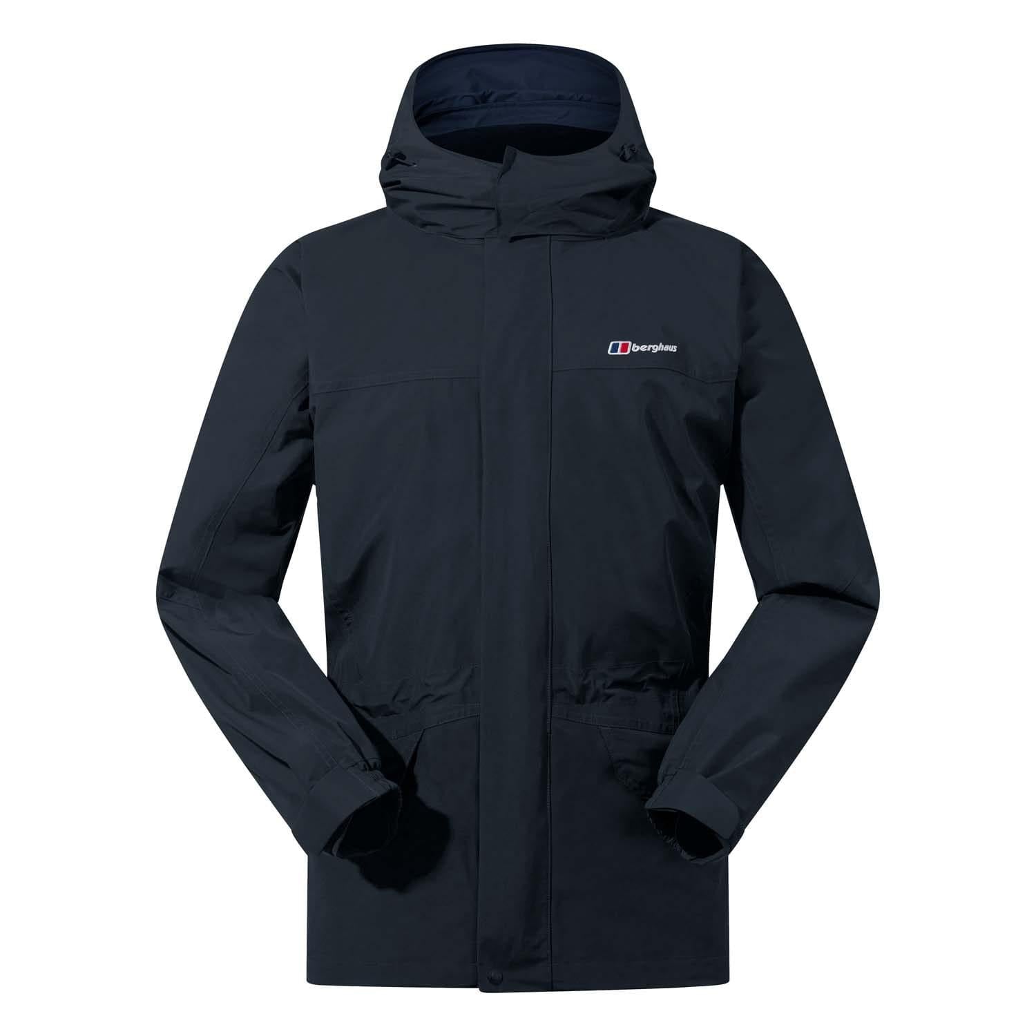 Black - Front - Berghaus Mens Cornice 3 InterActive Waterproof Jacket