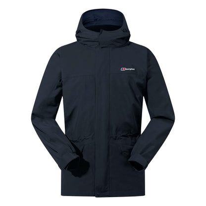 Black - Front - Berghaus Mens Cornice 3 InterActive Waterproof Jacket