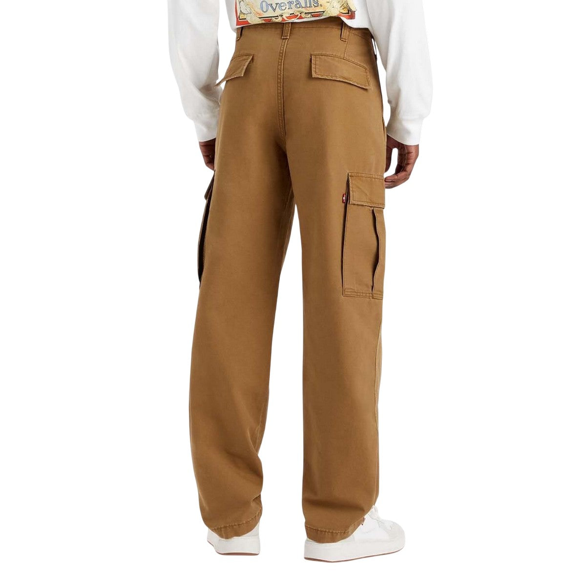 Brown - Back - Levis Mens Xx Straight Cargo Trousers