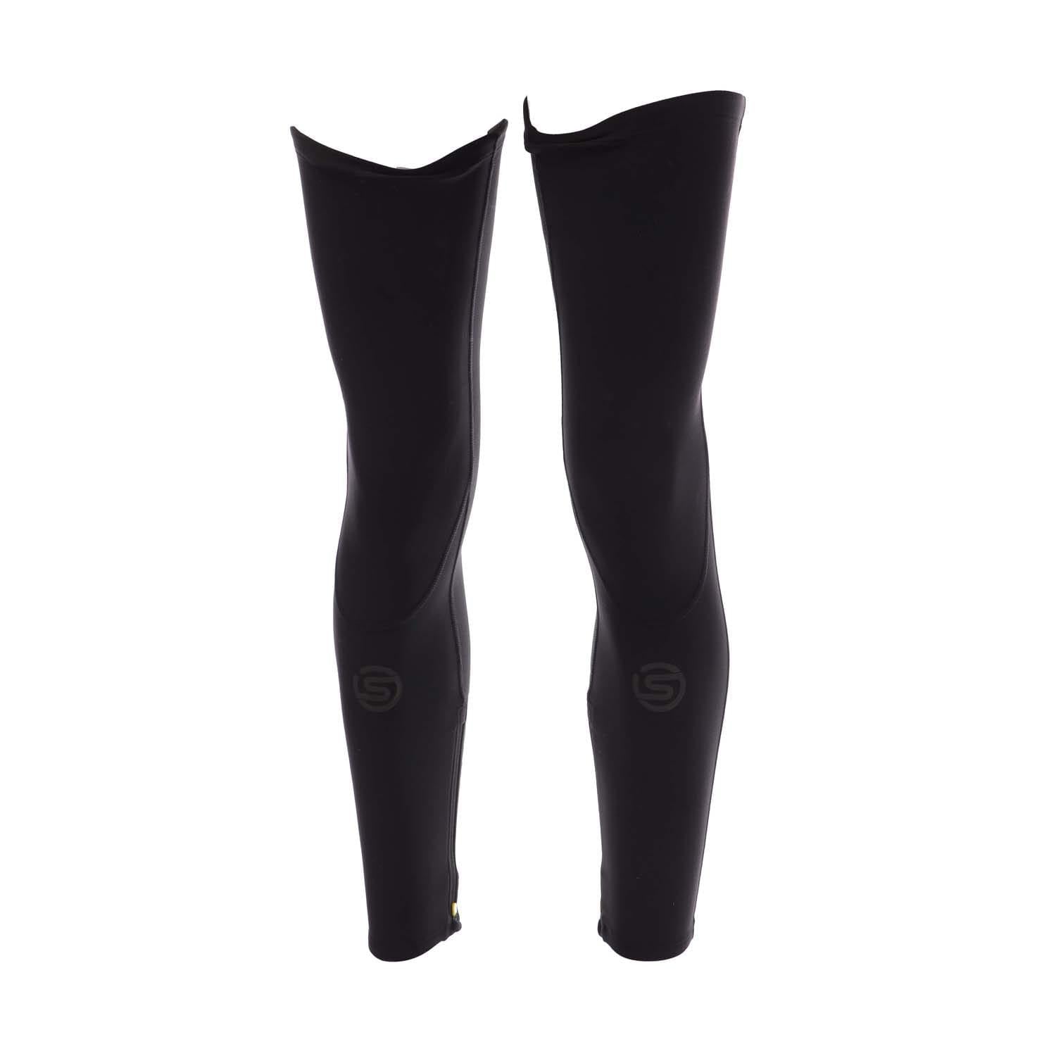 Black - Back - Skins Unisex Adult Compressive Cycling Leg Warmers