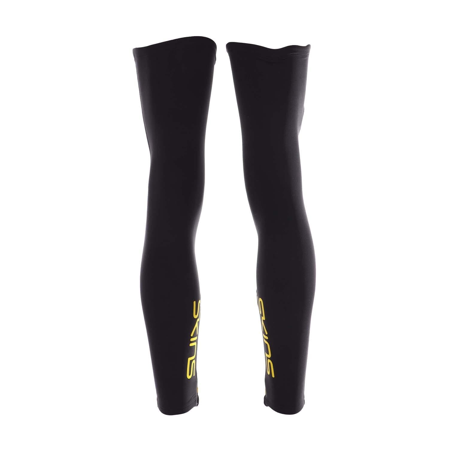 Black - Side - Skins Unisex Adult Compressive Cycling Leg Warmers