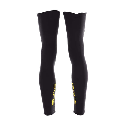Black - Side - Skins Unisex Adult Compressive Cycling Leg Warmers