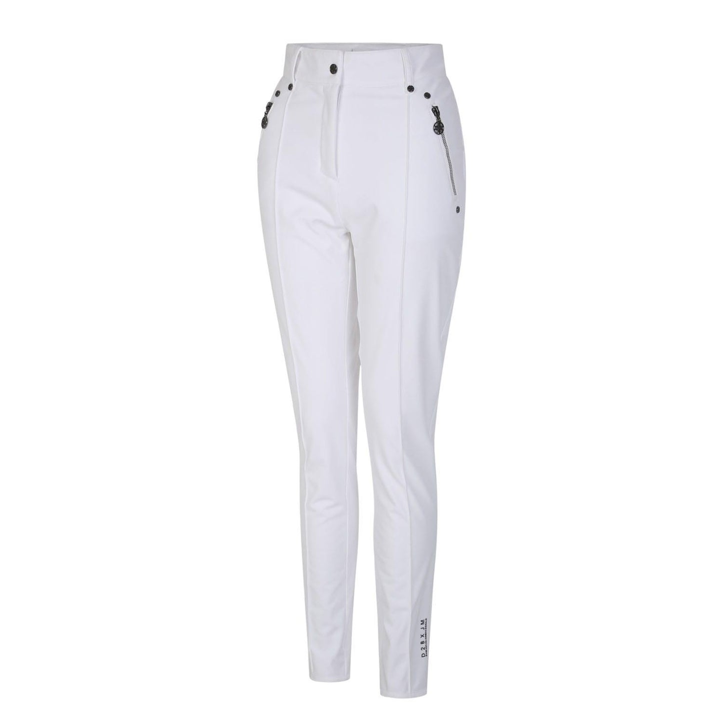 White - Side - Dare 2B Womens-Ladies Regimented Ski Trousers