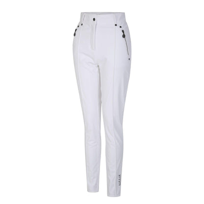 White - Side - Dare 2B Womens-Ladies Regimented Ski Trousers