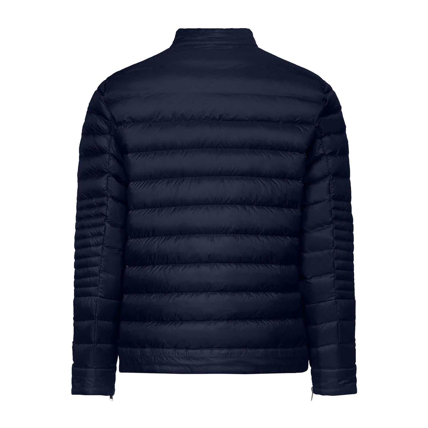 Navy - Back - Jott Mens David Puffer Jacket