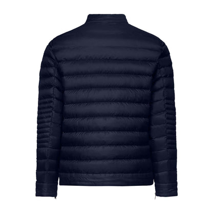 Navy - Back - Jott Mens David Puffer Jacket