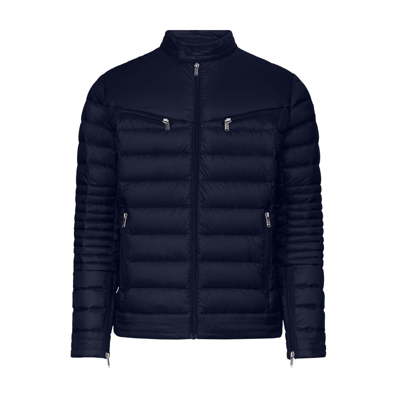 Navy - Front - Jott Mens David Puffer Jacket