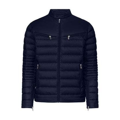 Navy - Front - Jott Mens David Puffer Jacket