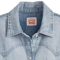 Light Blue - Side - Levis Womens-Ladies Teodora Denim Lightweight Shirt