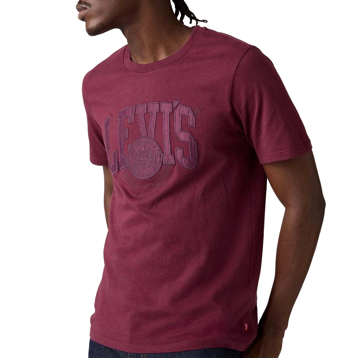 Purple - Lifestyle - Levis Mens Classic Logo T-Shirt