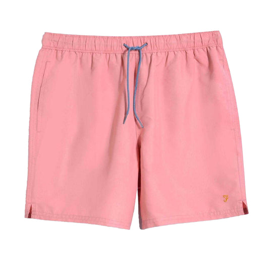 Pink - Front - Farah Mens Colbert Swim Shorts