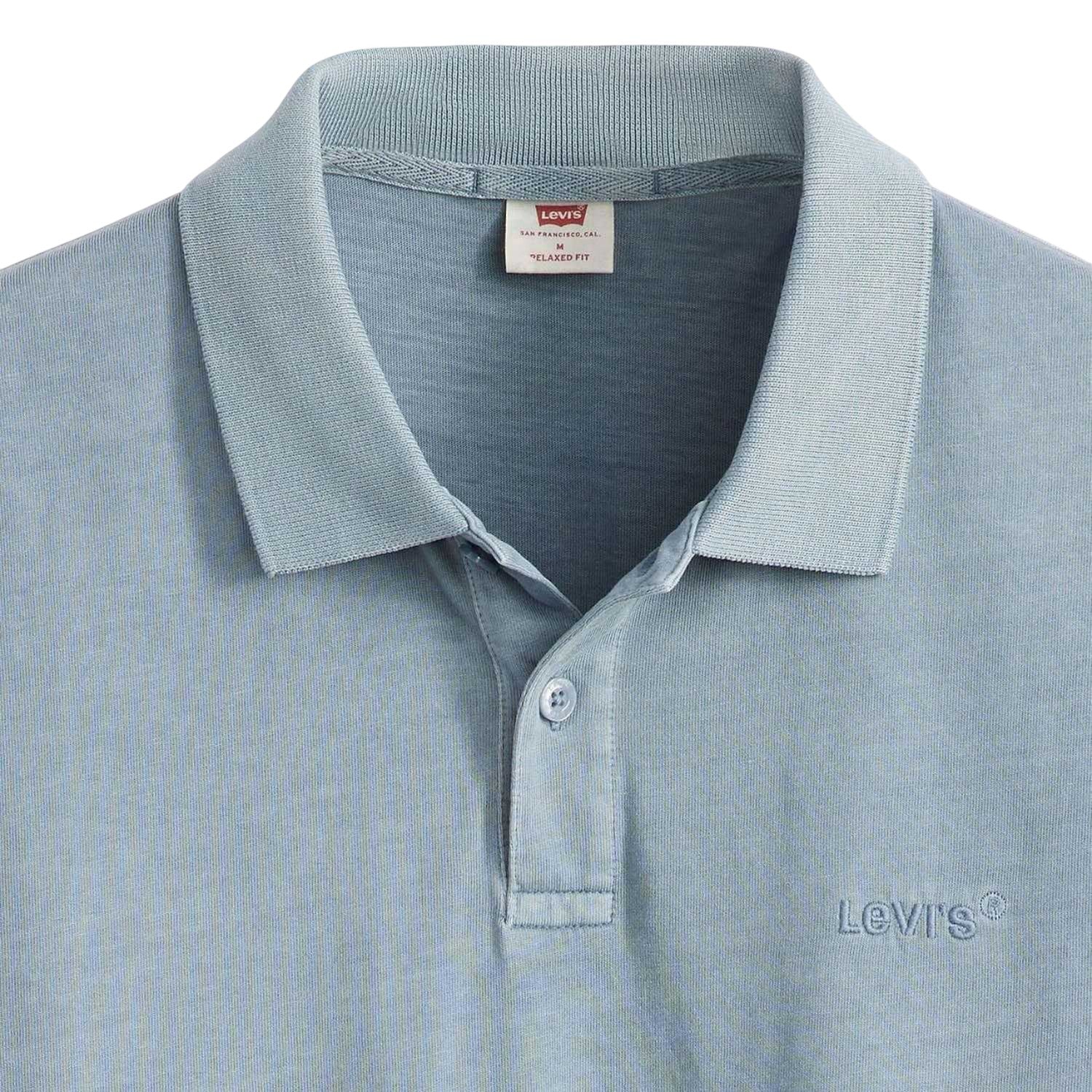 Blue - Lifestyle - Levis Mens Authentic Polo Shirt