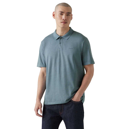 Blue - Front - Levis Mens Authentic Polo Shirt