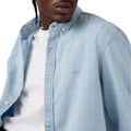 Light Blue - Pack Shot - Levis Mens Authentic Button-Down Long-Sleeved Shirt