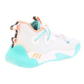 White-Blue-Orange - Back - Adidas Mens Harden Stepback 3 Basketball Shoes