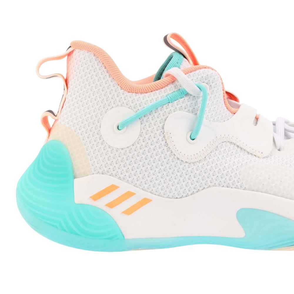 White-Blue-Orange - Lifestyle - Adidas Mens Harden Stepback 3 Basketball Shoes