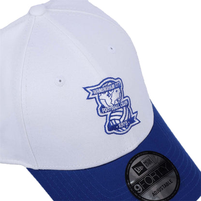 White-Blue - Side - New Era Unisex Adult 9Forty Contrast Baseball Cap
