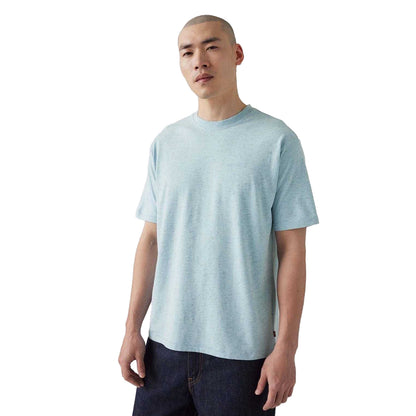 Light Blue - Front - Levis Mens Red Tab Vintage T-Shirt