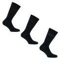 Black - Front - Ben Sherman Mens Hedgehunter Socks (Pack of 3)