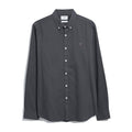 Grey - Back - Farah Mens Brewer Slim Shirt