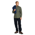 Dark Green - Side - Farah Mens Brewer Slim Shirt